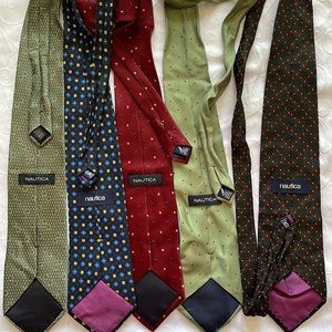 Lot of 4 Nautica Neck Ties